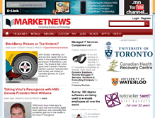 Tablet Screenshot of marketnews.ca